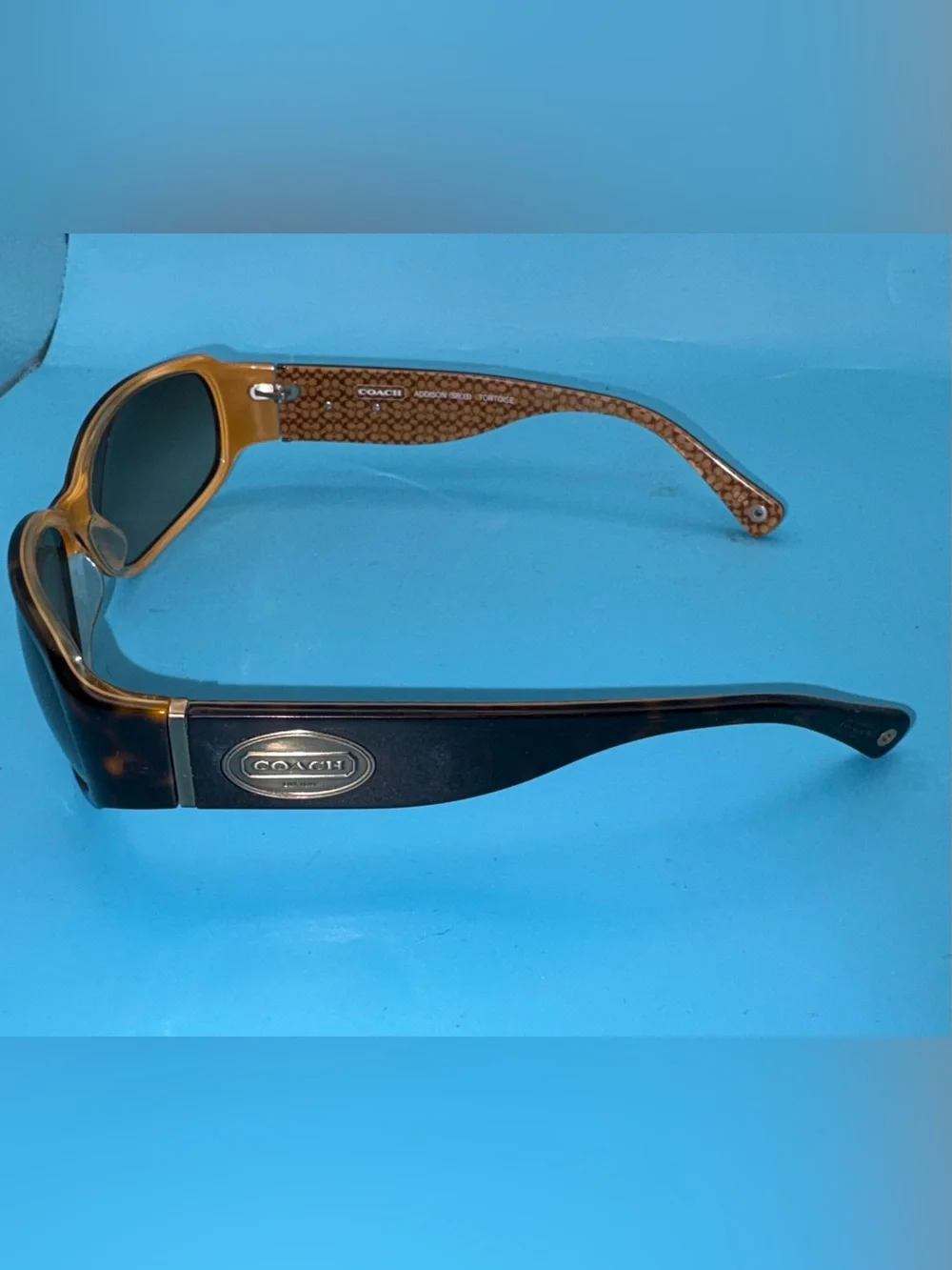 Coach Addison S803 Tortoiseshell Sunglasses with  Gradient Lenses